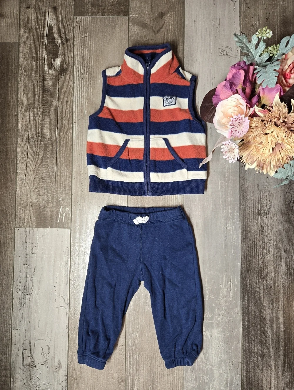 Carter's Baby Boy Size 9m 2pc Casual Matching Winter Fall Outfit NWOT